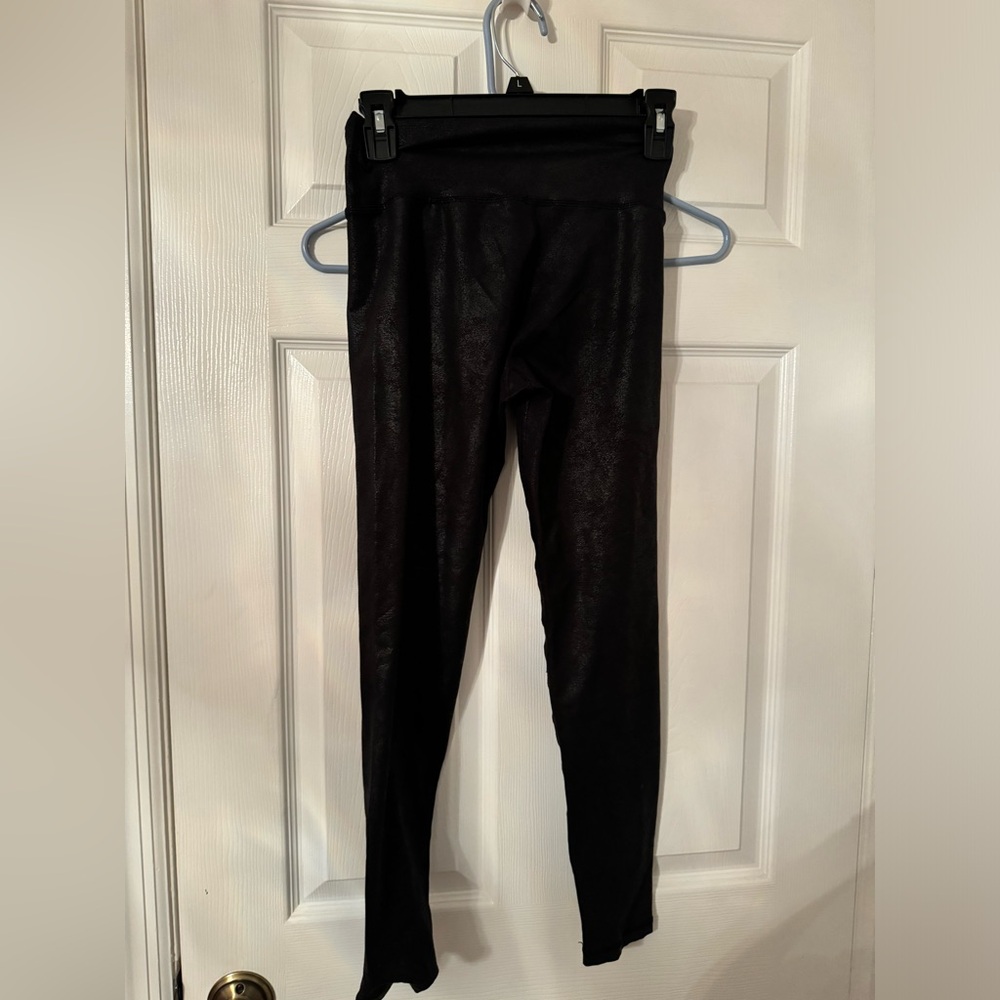 SPANX Metallic leggings size small